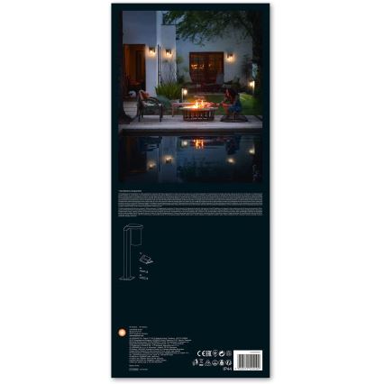 Ledvance - Utomhuslampa  CASCADE 1xE27/25W/230V IP44 50 cm