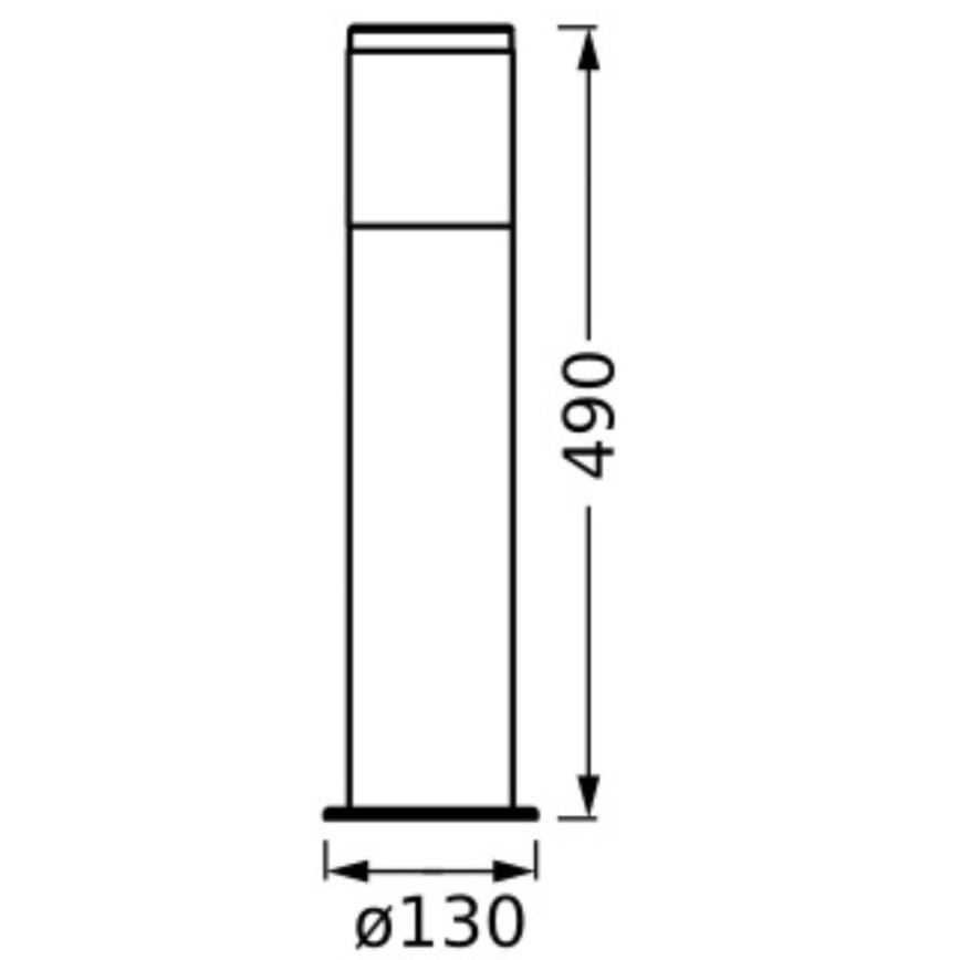 Ledvance - Utomhuslampa EBRO 1xE27/20W/230V IP44