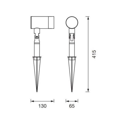 Ledvance - Utomhuslampa ENDURA CLASSIC 1xGU10/35W/230V IP54