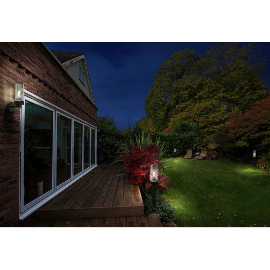 Ledvance - Vägglampa för utomhusbruk AMBER 1xE27/20W/230V IP44