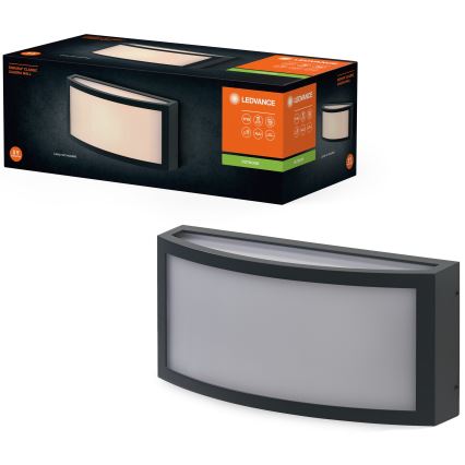 Ledvance - Vägglampa för utomhusbruk CUADRA 1xE27/40W/230V IP65