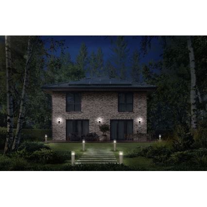 Ledvance - Vägglampa för utomhusbruk EBRO 1xE27/20W/230V IP44