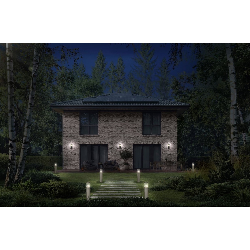 Ledvance - Vägglampa för utomhusbruk EBRO 1xE27/20W/230V IP44