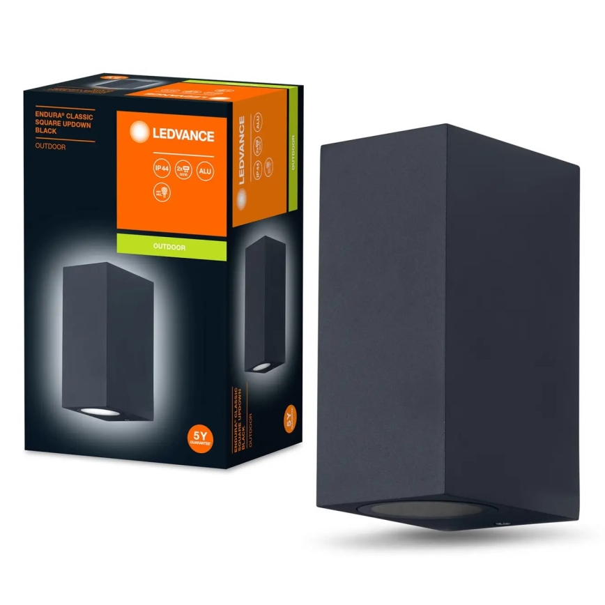 Ledvance - Vägglampa för utomhusbruk ENDURA CLASSIC 2xGU10/35W/230V IP44