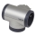 Legrand 049439 - Uttagssplitter roterande 2Z Typ E + USB-A + USB-C silver/svart