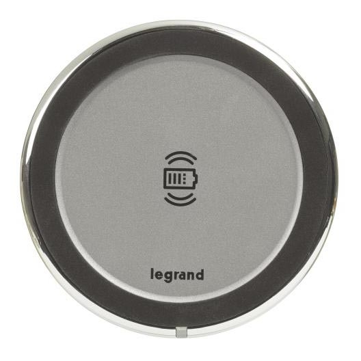 Legrand 077640L - Trådlös laddare för bordsskiva 15W IP44