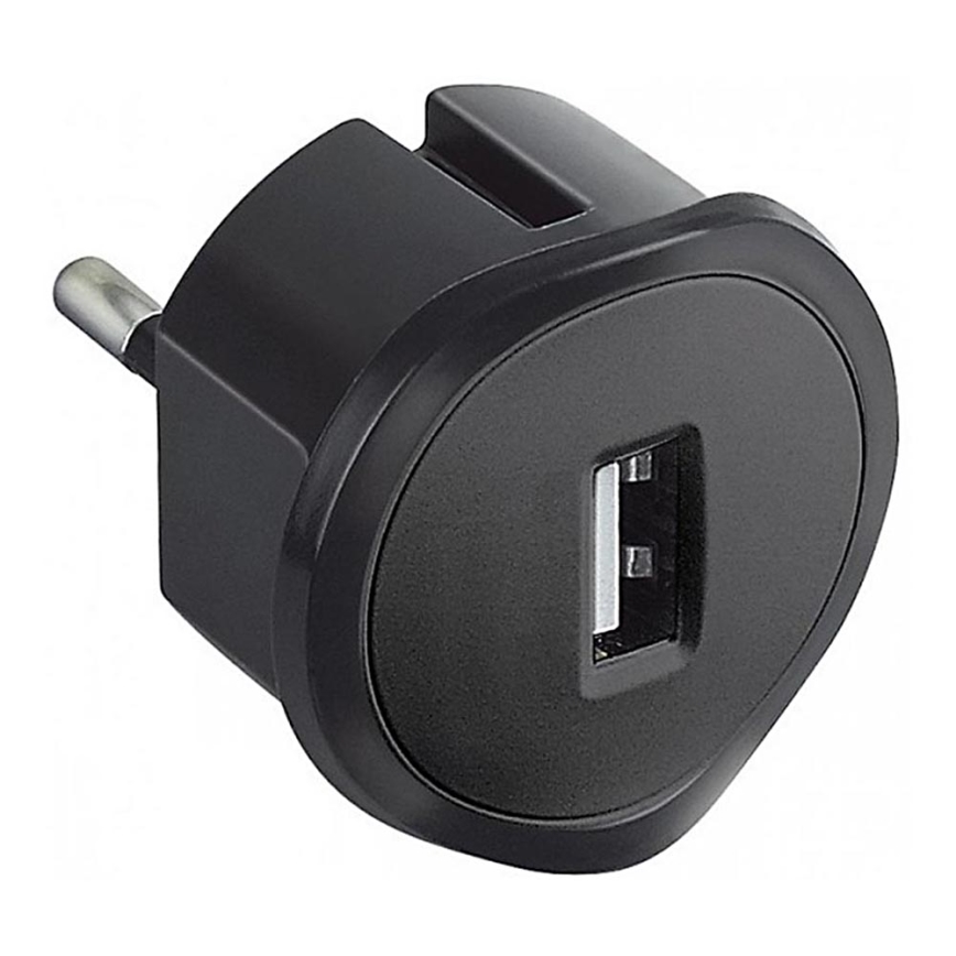 Legrand 50681 - USB Plug-in adapter 230V/1,5A svart