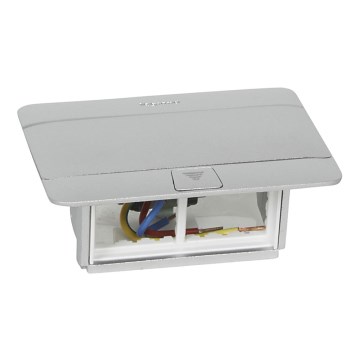 Legrand 54011 - Uttag Ram för en bordsskiva POP-UP 4M aluminium