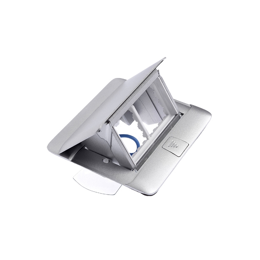 Legrand 54011 - Uttag Ram för en bordsskiva POP-UP 4M aluminium