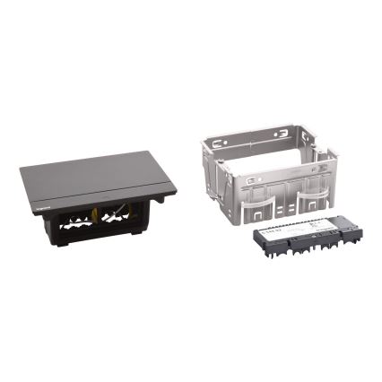 Legrand 654802 - Uttagsram för bordsskiva POP-UP 4M svart