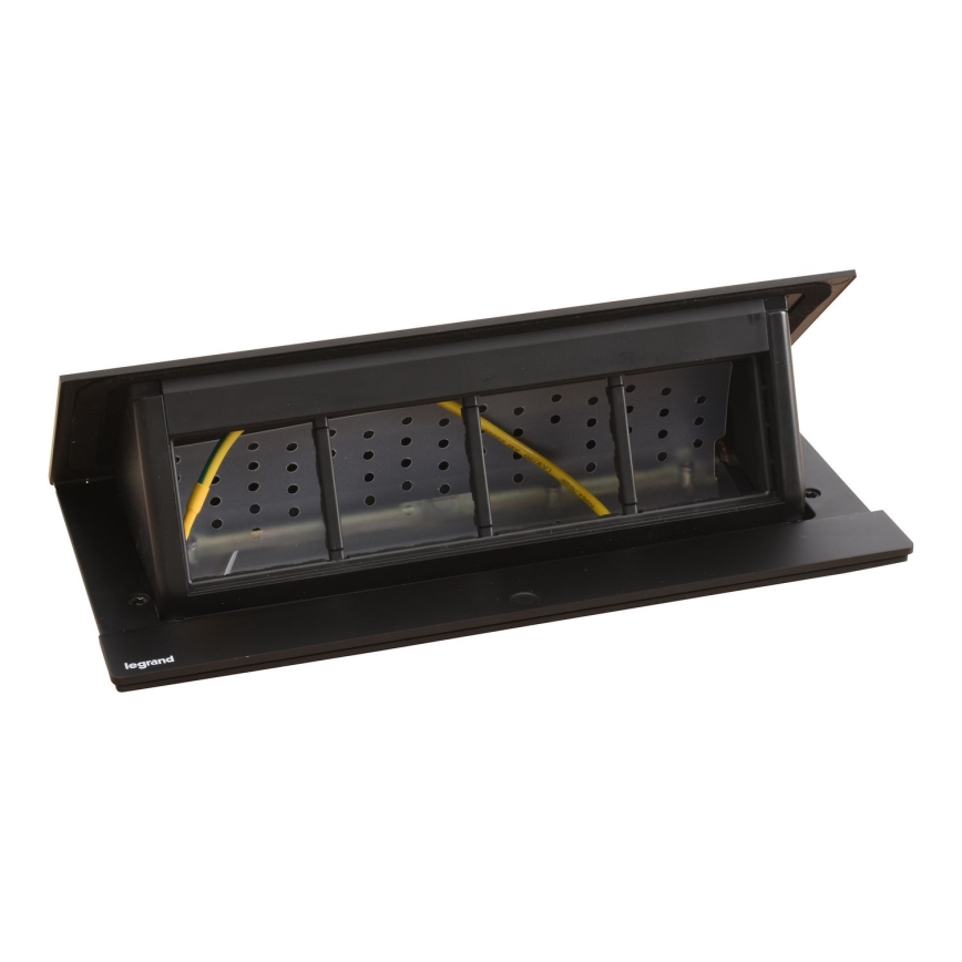 Legrand 654810 - Uttagsram för bordsskiva POP-UP 8M svart