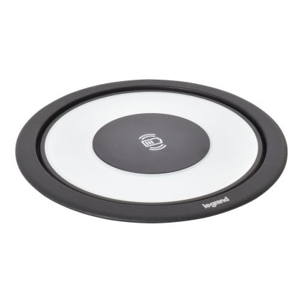 Legrand 654981 - Uttagspelare för bordsskiva 4x230V + 2xUSB-A + 2xUSB-C + trådlös laddning
