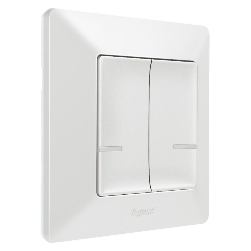 Legrand 752187- Smart trådlös 2-knappsbrytare VALENA 1xCR2032 Wi-Fi IP40