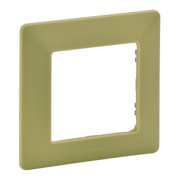 Legrand 754081 - Ram för Strömbrytare VALENA LIFE 1P grön
