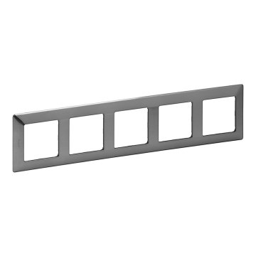 Legrand 754155 - Ram för Strömbrytare VALENA LIFE 5P rostfritt