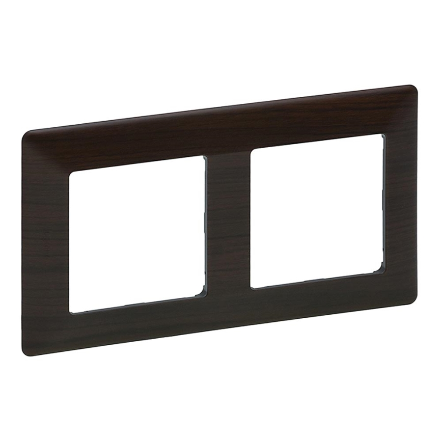 Legrand 754172 - Ram för Strömbrytare VALENA LIFE 2P mörk trä