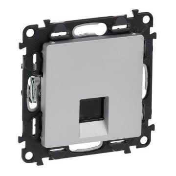 Legrand 75C5UH1 - Uttag VALENA LIFE 1xRJ45 class 5E UTP aluminium