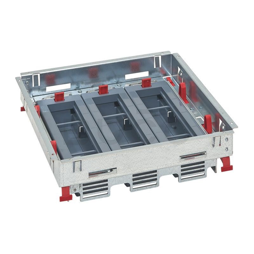 LEGRAND - Golvbox för dubbelgolv 24 moduler (12 enheter 45x45)