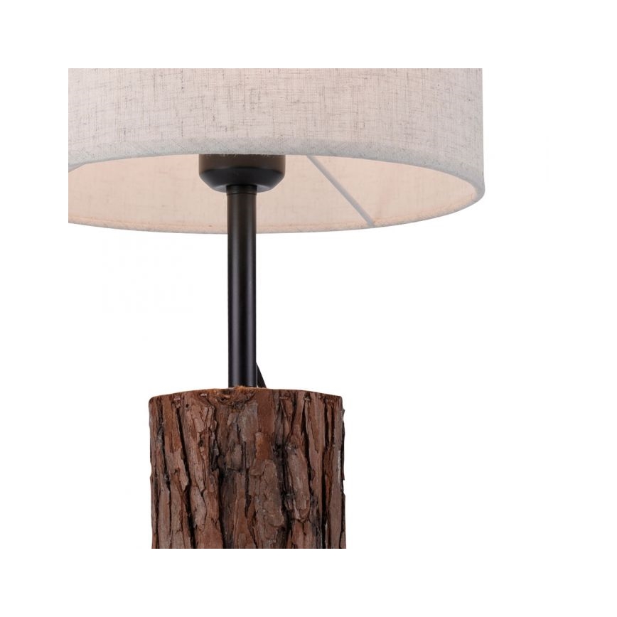 Leuchten Direkt 11233-79 - Bordslampa BARK 1xE27/40W/230V trä