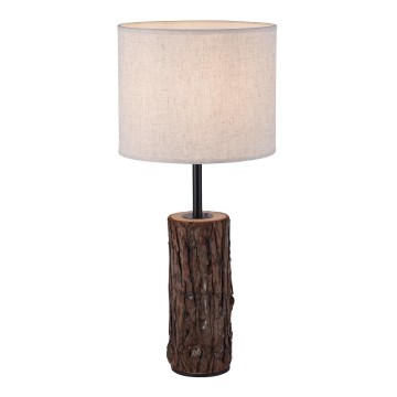 Leuchten Direkt 11233-79 - Bordslampa BARK 1xE27/40W/230V trä