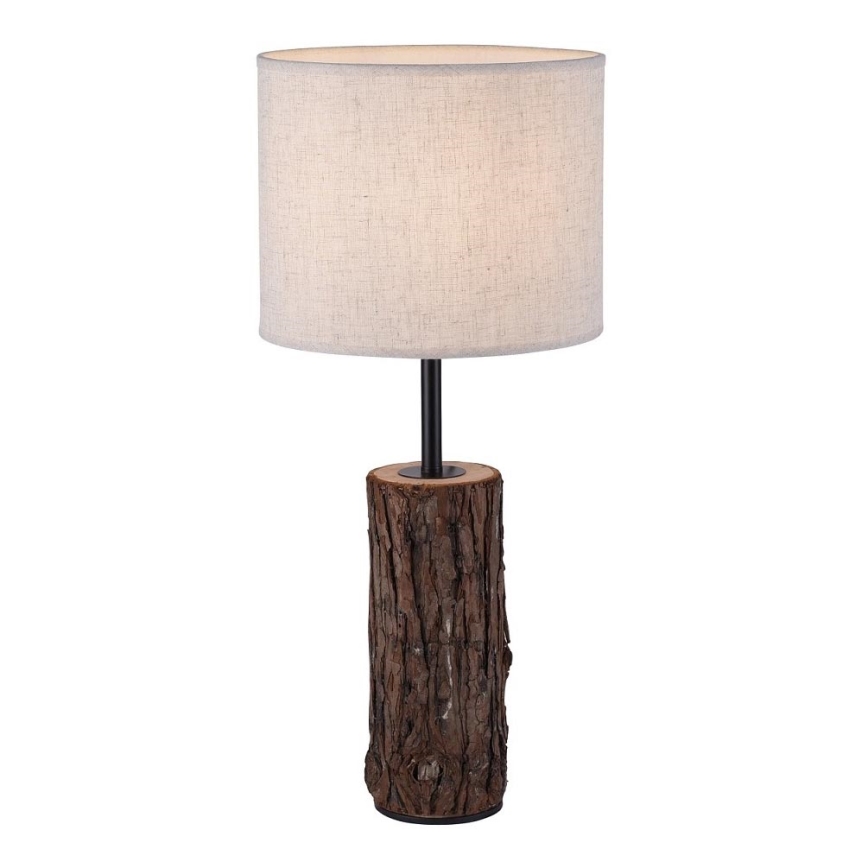 Leuchten Direkt 11233-79 - Bordslampa BARK 1xE27/40W/230V trä