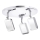 Leuchten Direkt 11243-17 - LED spotlight WELLA 3xLED/4,2W/230V