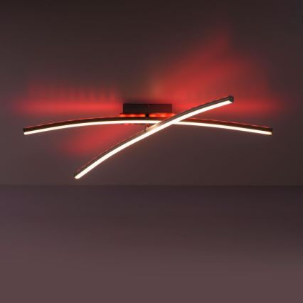 Leuchten Direkt 11255-55 - LED RGB Dimbar ytmonterad ljuskrona ALINA 2xLED/8,1W/230V 2700-5000K + fjärrkontroll