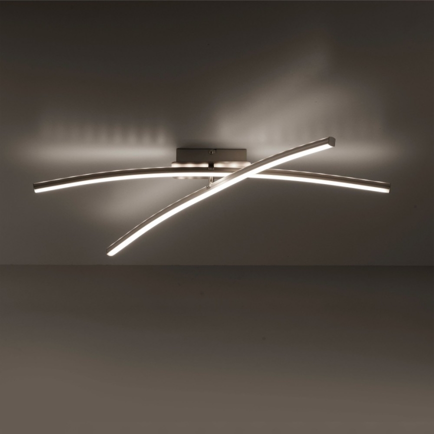 Leuchten Direkt 11255-55 - LED RGB Dimbar ytmonterad ljuskrona ALINA 2xLED/8,1W/230V 2700-5000K + fjärrkontroll