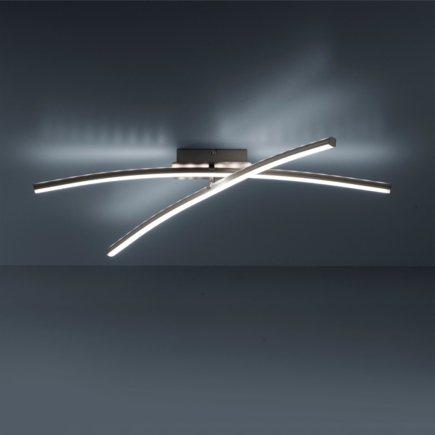 Leuchten Direkt 11255-55 - LED RGB Dimbar ytmonterad ljuskrona ALINA 2xLED/8,1W/230V 2700-5000K + fjärrkontroll