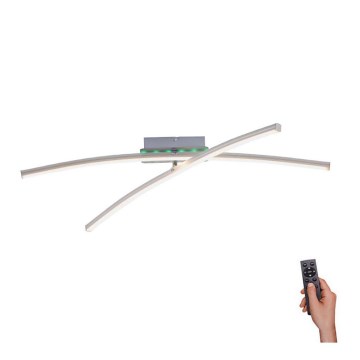 Leuchten Direkt 11255-55 - LED RGB Dimbar ytmonterad ljuskrona ALINA 2xLED/8,1W/230V 2700-5000K + fjärrkontroll