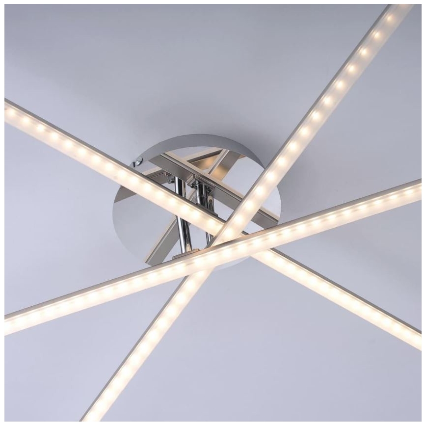 Leuchten Direkt 11274-55 - LED fastsatt Ljuskrona  SIMON 3xLED/8W/230V matt krom