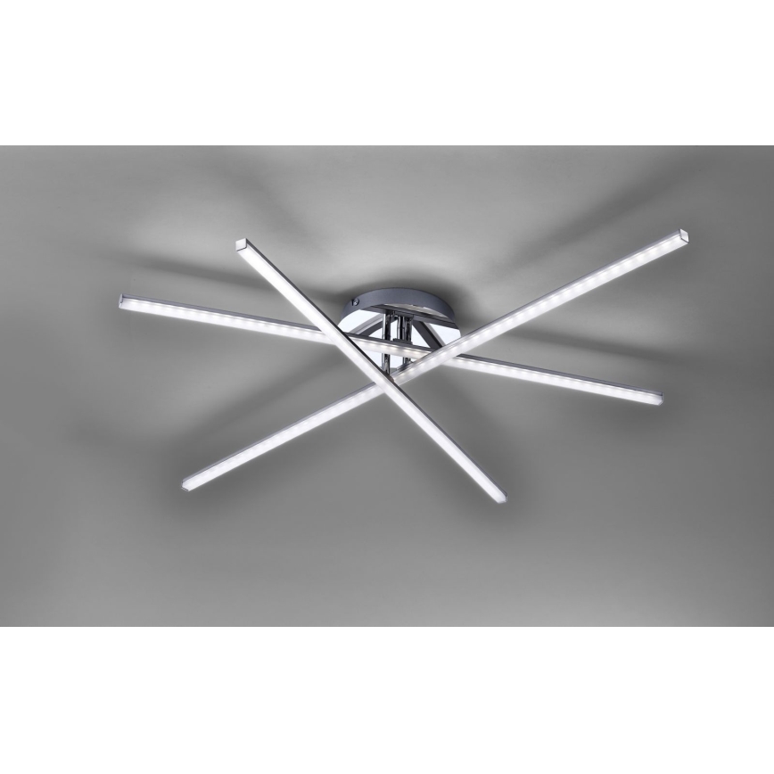 Leuchten Direkt 11274-55 - LED fastsatt Ljuskrona  SIMON 3xLED/8W/230V matt krom