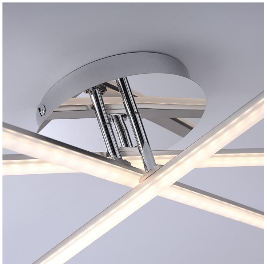 Leuchten Direkt 11274-55 - LED fastsatt Ljuskrona  SIMON 3xLED/8W/230V matt krom
