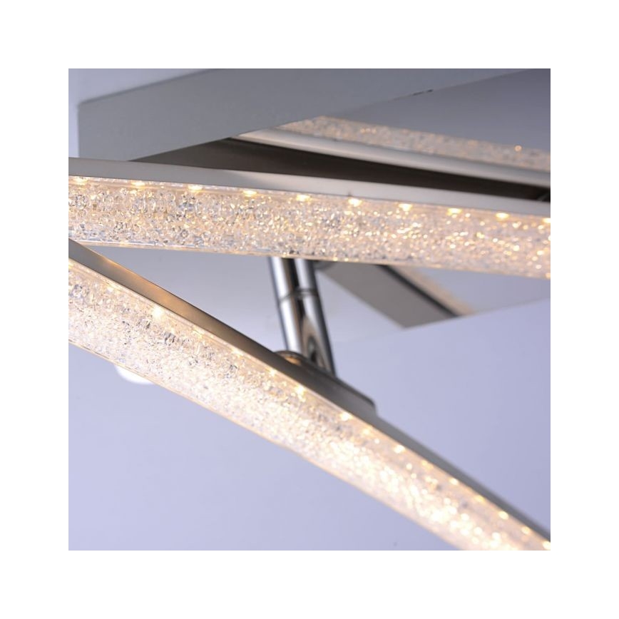 Leuchten Direkt 11290-17 - LED fastsatt Ljuskrona  SIMON 2xLED/5W/230V blank krom 