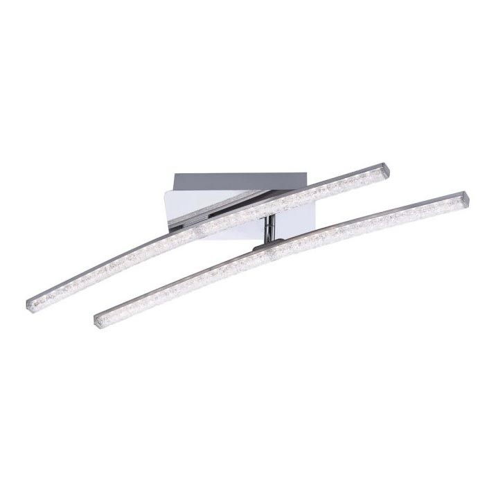 Leuchten Direkt 11290-17 - LED fastsatt Ljuskrona  SIMON 2xLED/5W/230V blank krom 