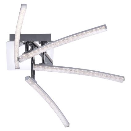 Leuchten Direkt 11291-17 - LED fastsatt Ljuskrona  SIMON 4xLED/3W/230V blank krom 