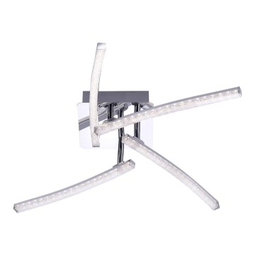 Leuchten Direkt 11291-17 - LED fastsatt Ljuskrona  SIMON 4xLED/3W/230V blank krom 