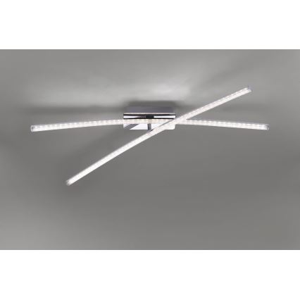 Leuchten Direkt 11292-17 - LED fastsatt Ljuskrona  SIMON 2xLED/8W/230V blank krom 