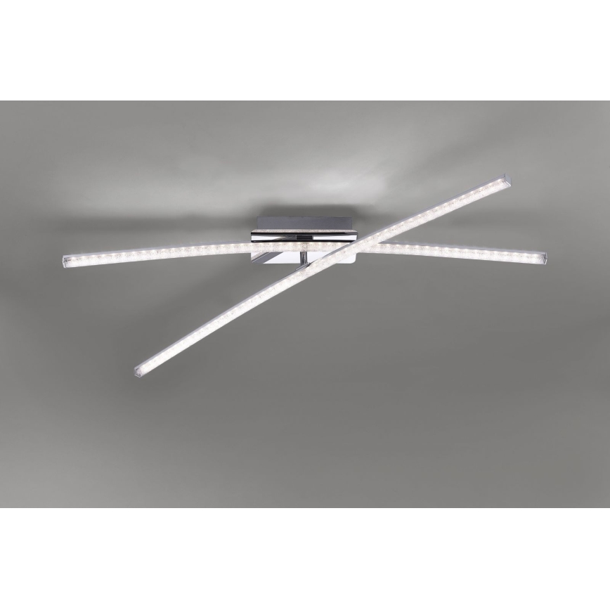 Leuchten Direkt 11292-17 - LED fastsatt Ljuskrona  SIMON 2xLED/8W/230V blank krom 