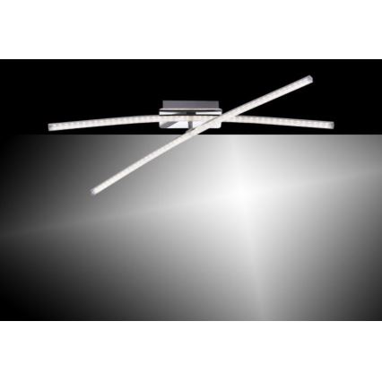 Leuchten Direkt 11292-17 - LED fastsatt Ljuskrona  SIMON 2xLED/8W/230V blank krom 