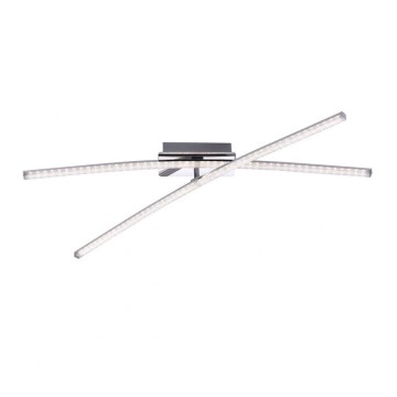 Leuchten Direkt 11292-17 - LED fastsatt Ljuskrona  SIMON 2xLED/8W/230V blank krom 