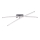 Leuchten Direkt 11292-17 - LED fastsatt Ljuskrona  SIMON 2xLED/8W/230V blank krom 