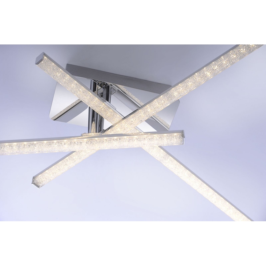 Leuchten Direkt 11293-17 - LED fastsatt Ljuskrona  SIMON 3xLED/5W/230V blank krom 