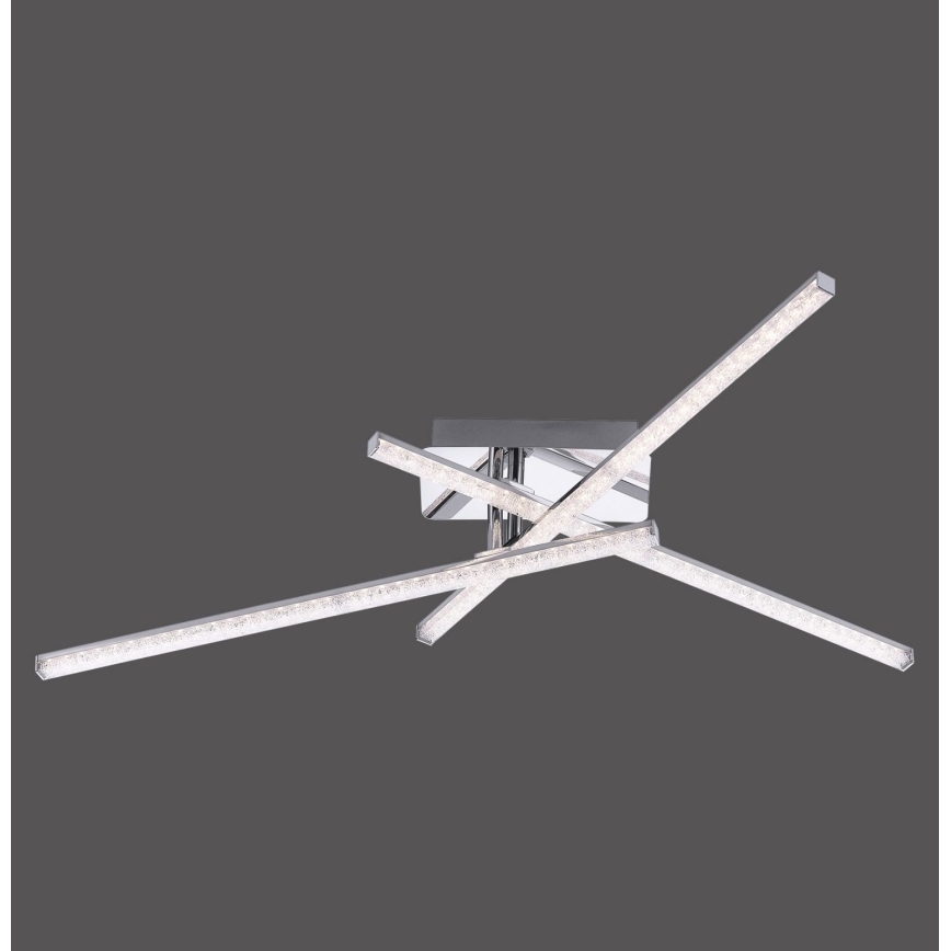 Leuchten Direkt 11293-17 - LED fastsatt Ljuskrona  SIMON 3xLED/5W/230V blank krom 