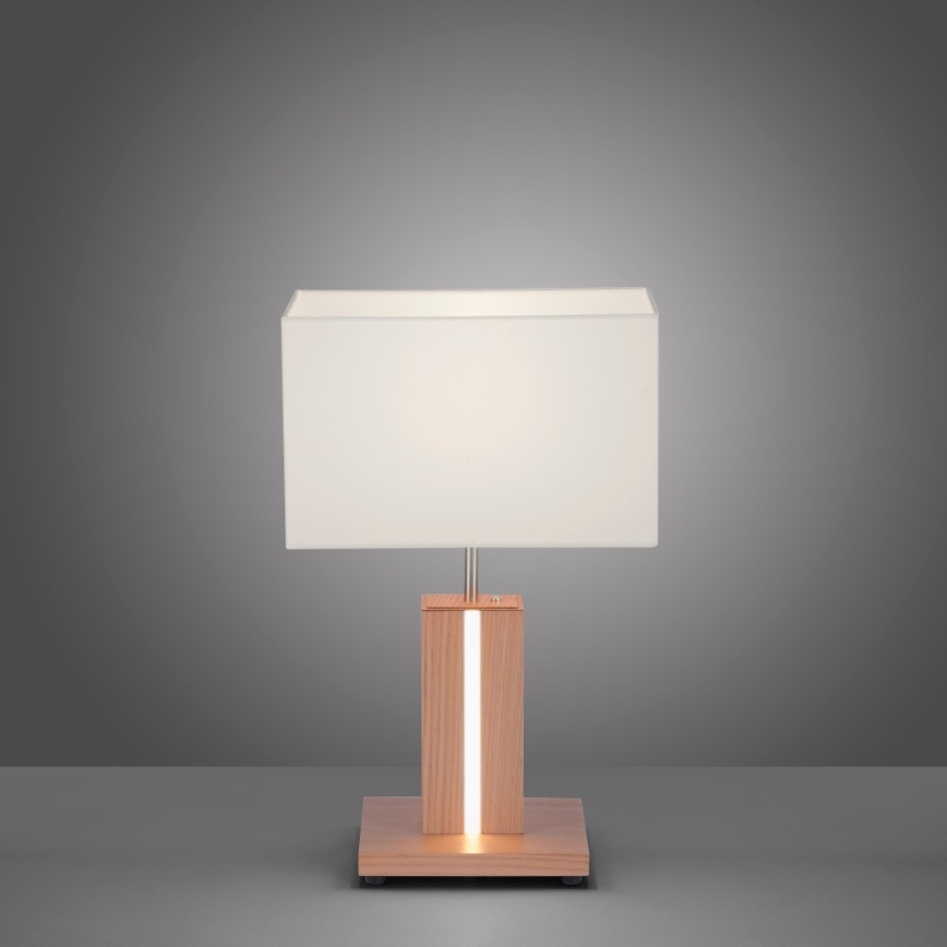 Leuchten Direkt 11421-78 - LED Dimbar bordslampa AMANDA 1xE27/40W/230V + 1xLED/5W