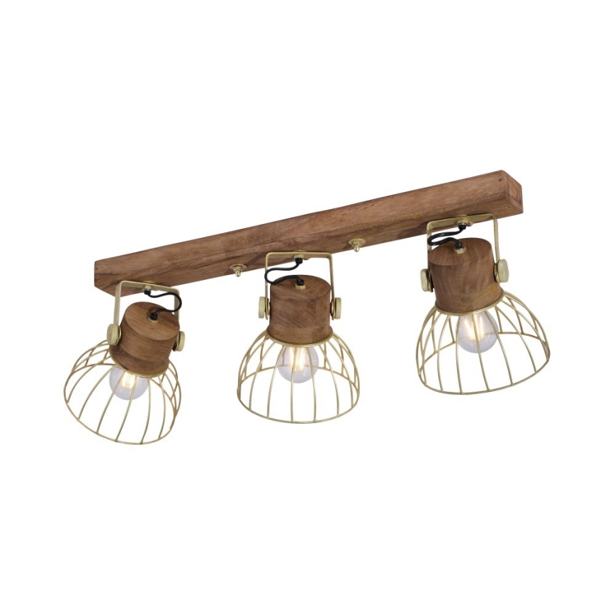 Leuchten Direkt 11488-60 - Spotlight ALAMI 3xE27/25W/230V mangoträd