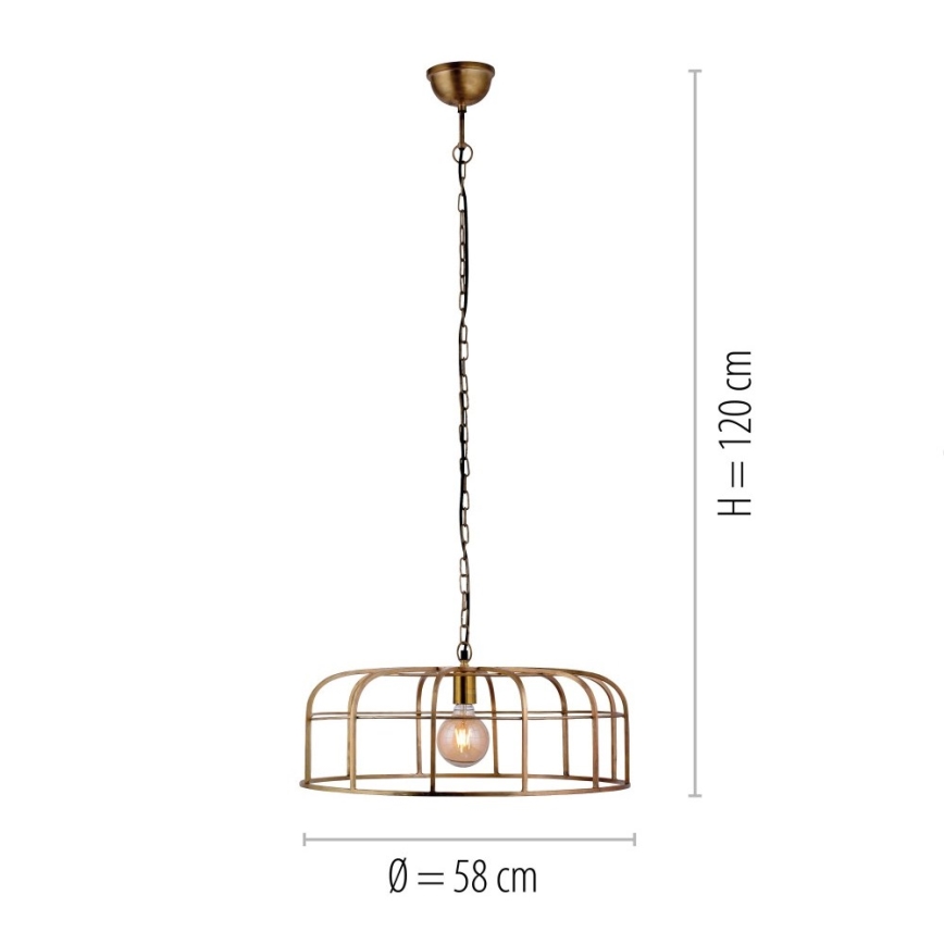 Leuchten Direkt 11493-60 - Ljuskrona på en kedja  AMIR 1xE27/25W/230V
