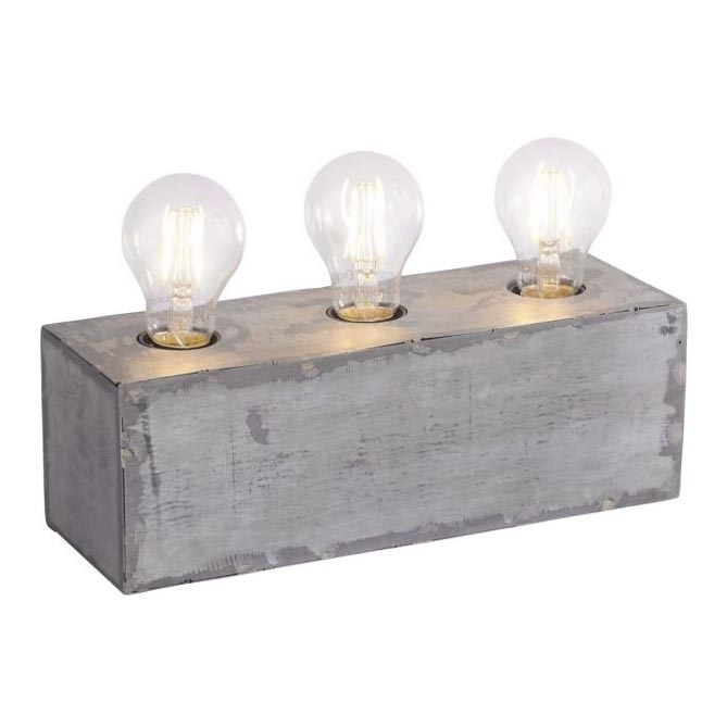Leuchten Direkt 11498-77 - Bordslampa  SAMIA 3xE27/25W/230V