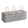 Leuchten Direkt 11498-77 - Bordslampa  SAMIA 3xE27/25W/230V