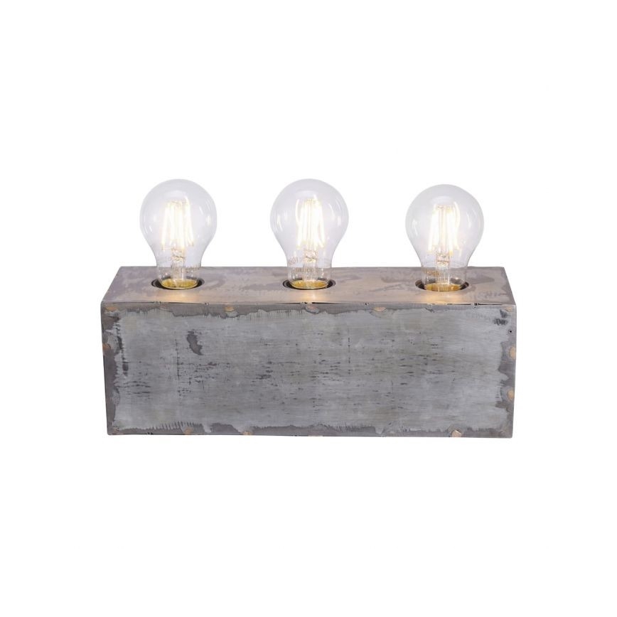 Leuchten Direkt 11498-77 - Bordslampa  SAMIA 3xE27/25W/230V